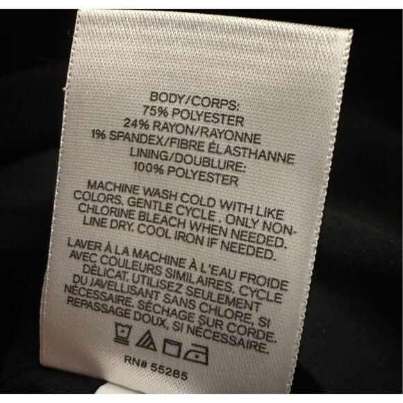 New! Express Black and White Houndstooth Mini-Skirt Sz 10 - Picture 5 of 5